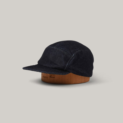 NIGEL CABOURN AC01 5 PANEL CAP DENIM - INDIGO