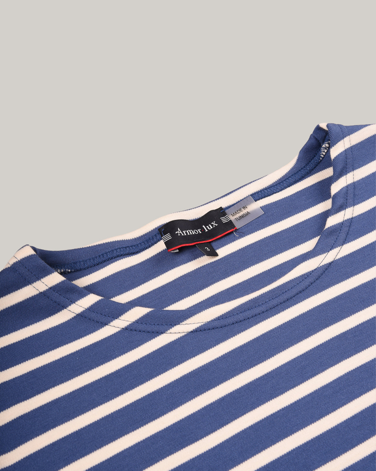 ARMOR LUX LADIES 'LESCONIL' BRETON SHIRT L/S - OBSCUR/ NATURE