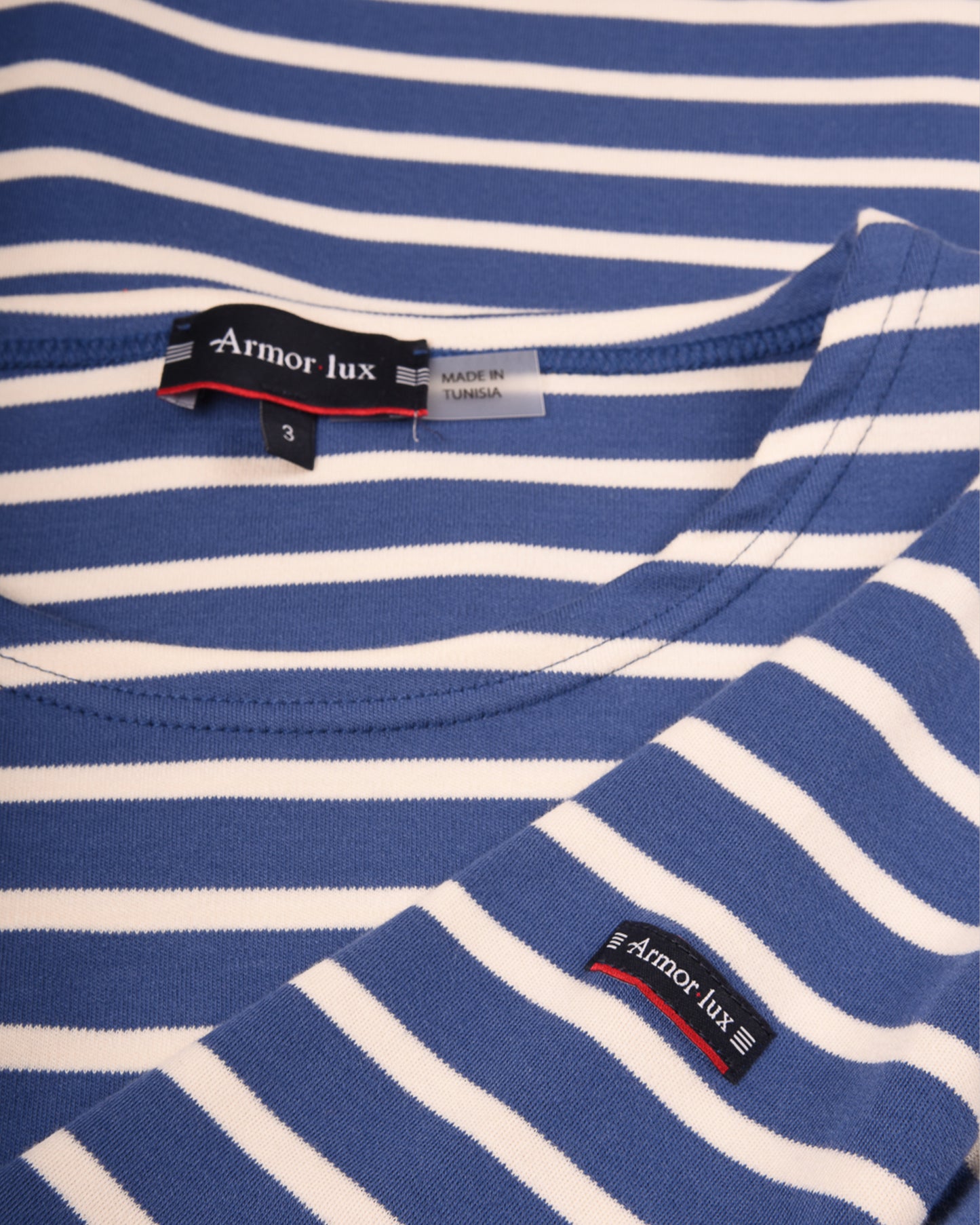 ARMOR LUX LADIES 'LESCONIL' BRETON SHIRT L/S - OBSCUR/ NATURE
