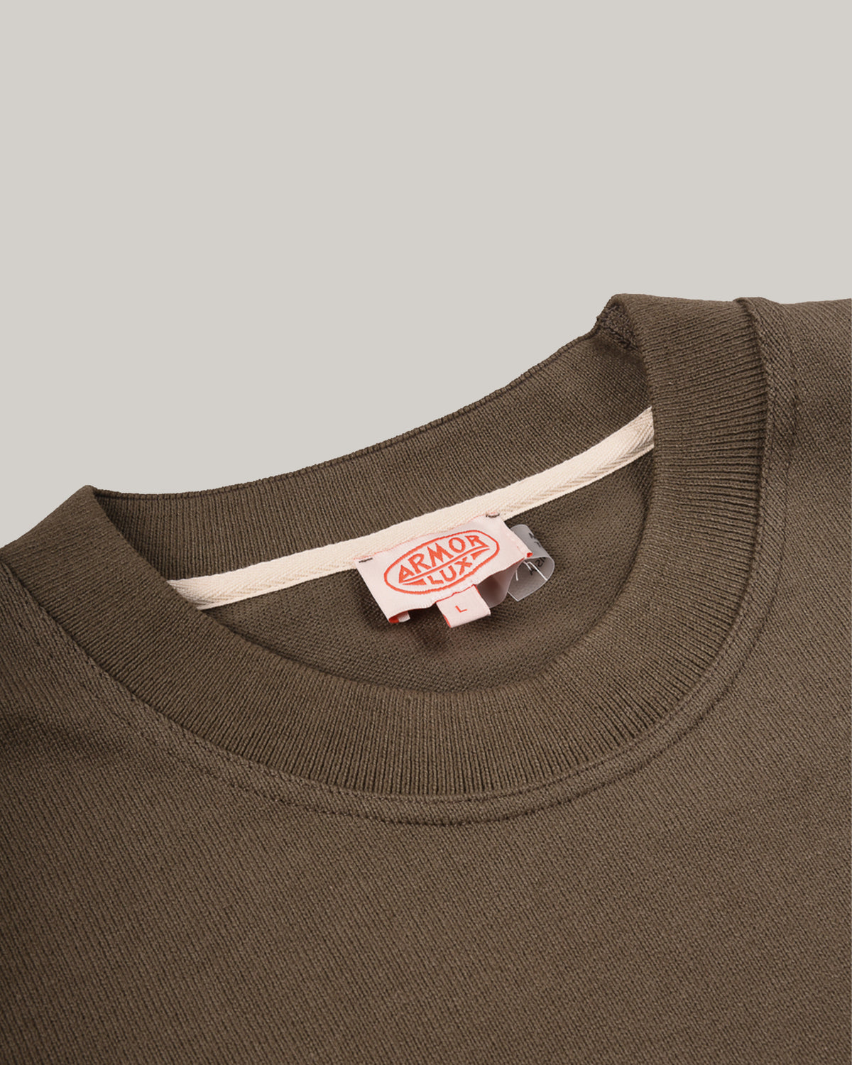 ARMOR LUX HEAVY SLUB T-SHIRT - OLIVE