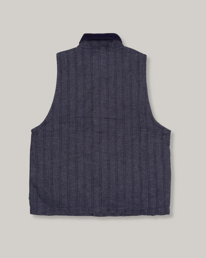 1ST PAT-RN OUTLANDER VEST - BLUE MODERN HICKORY