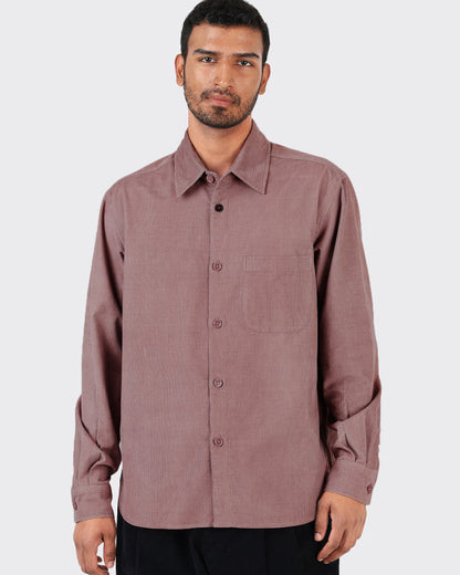 KARDO LUIS CORDUROY SHIRT - ROSE CLAY