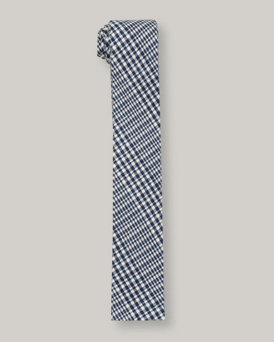 KARDO SQUARE TIE - BLUE CHECK