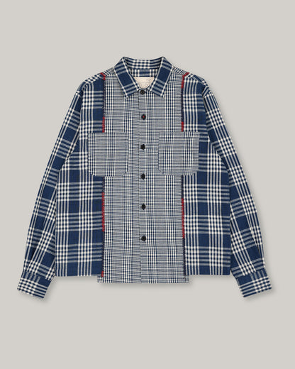 KARDO DAMIEN 2.0 SHIRT - KCC01 - BLUE/WHITE