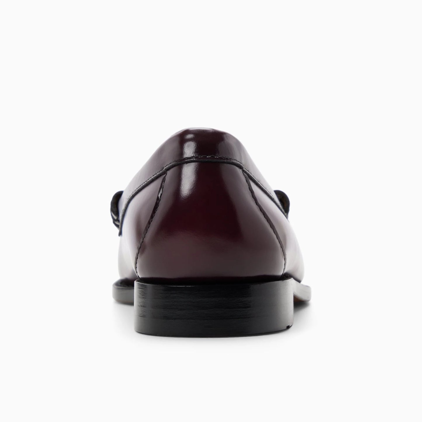 G. H. BASS -  WEEJUN LARSON MOC PENNY LOAFER - WINE LEATHER