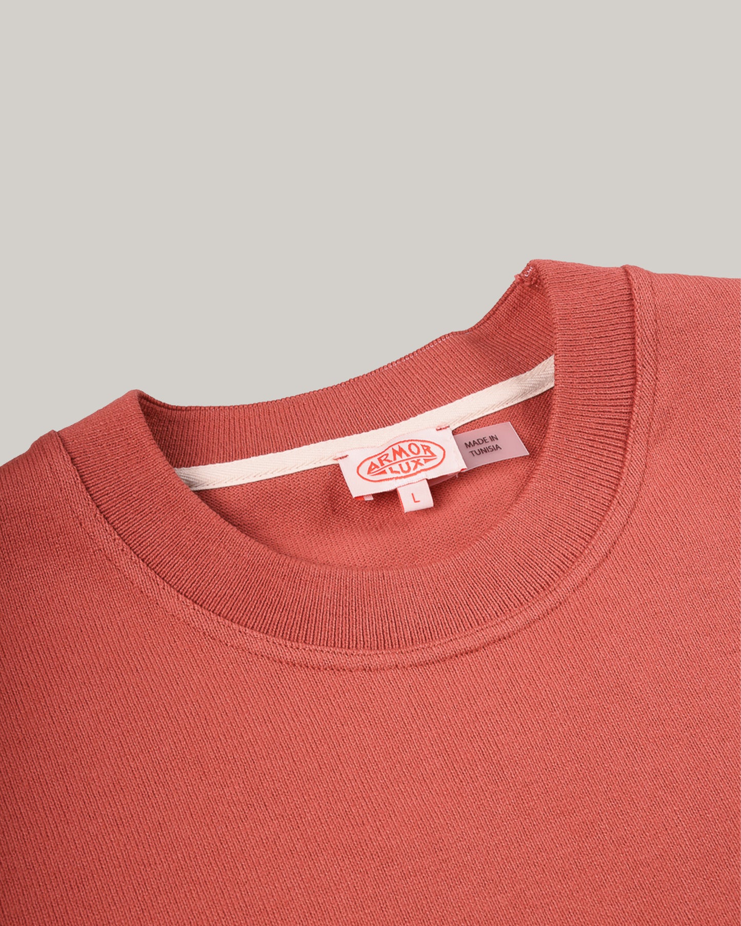 ARMOR LUX HEAVY SLUB T-SHIRT - STONE BREST