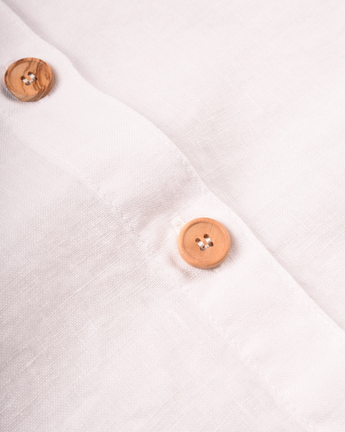 ARMOR LUX LADIES BOXY FIT LINEN SHIRT - WHITE