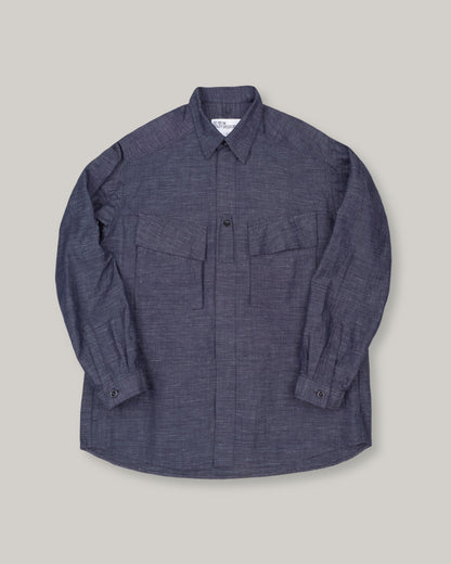 1ST PAT-RN SUMATRA OVERSHIRT - BLUE