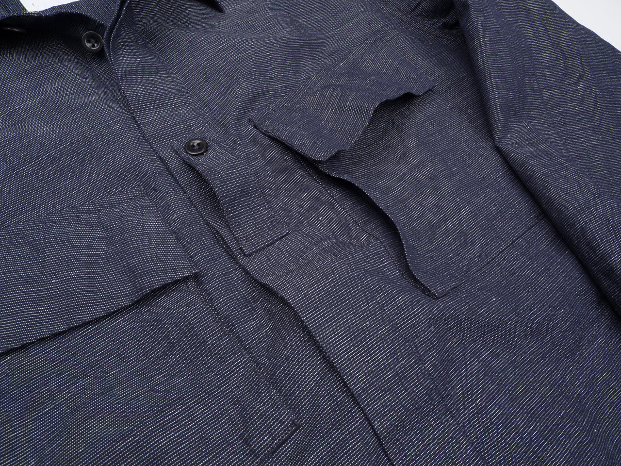 1ST PAT-RN SUMATRA OVERSHIRT - BLUE