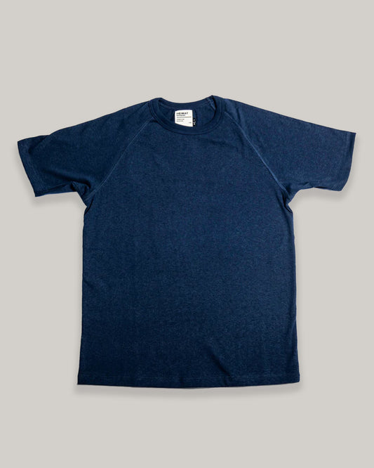 HEIMAT RAGLAN COTTON/HEMP TEE - INK