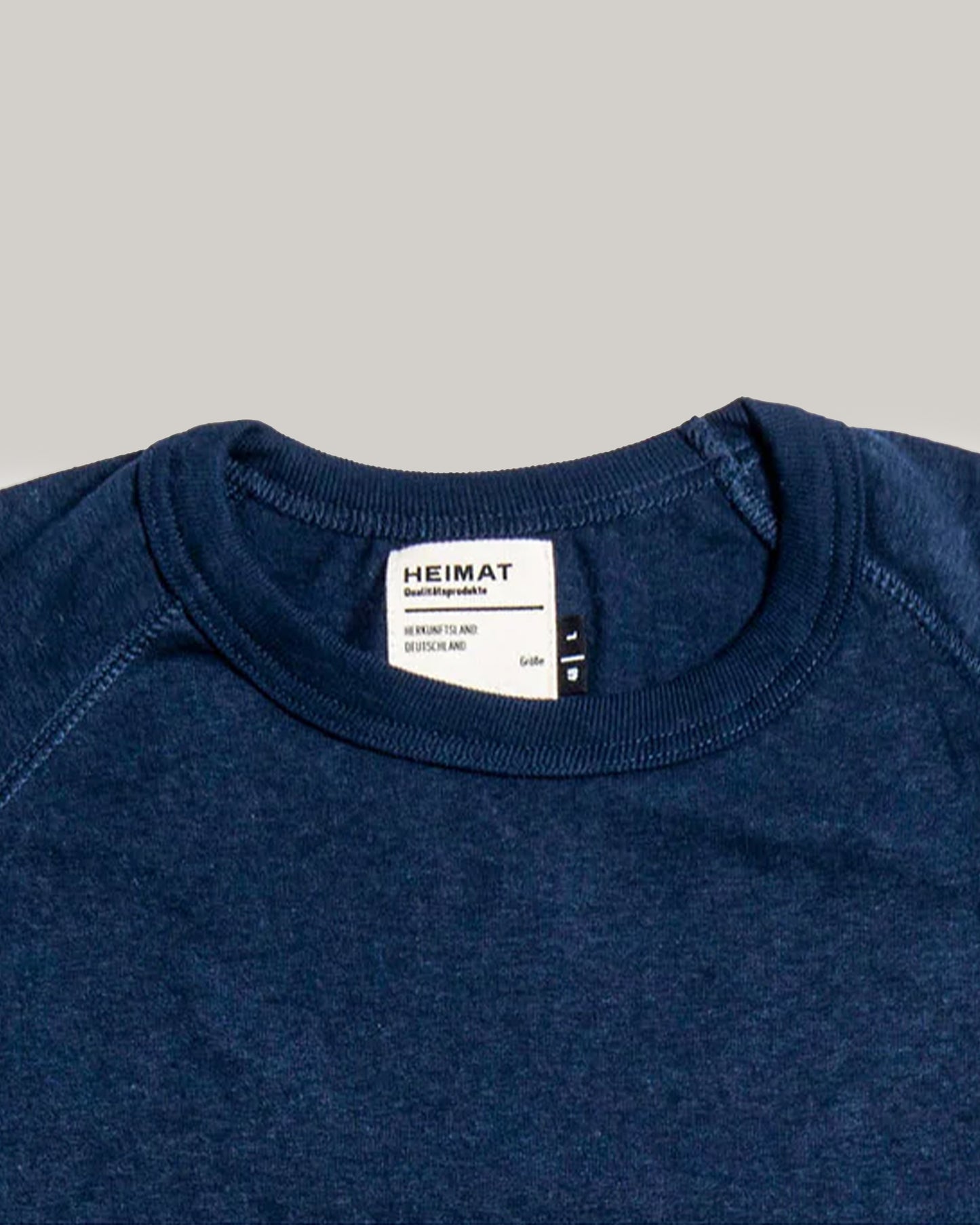 HEIMAT RAGLAN COTTON/HEMP TEE - INK