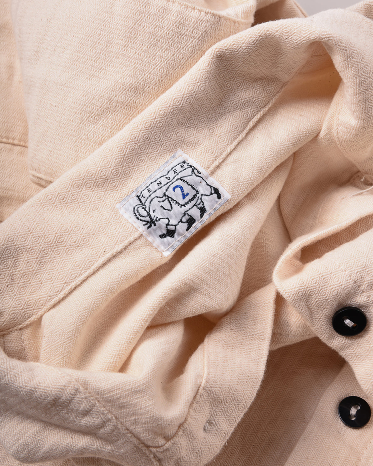 TENDER ISOSCELES SHIRT - COTTON DIAMONDBONE - RINSED