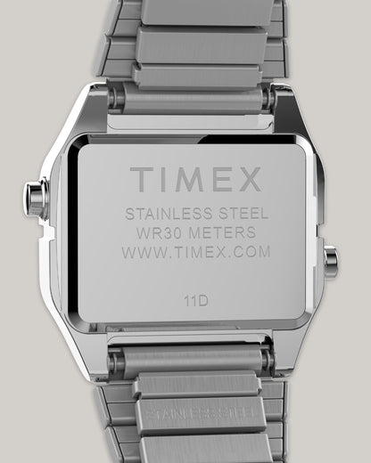 TIMEX TEENY TINY STAINLESS STEEL BRACELET WATCH 20MM - SILVER