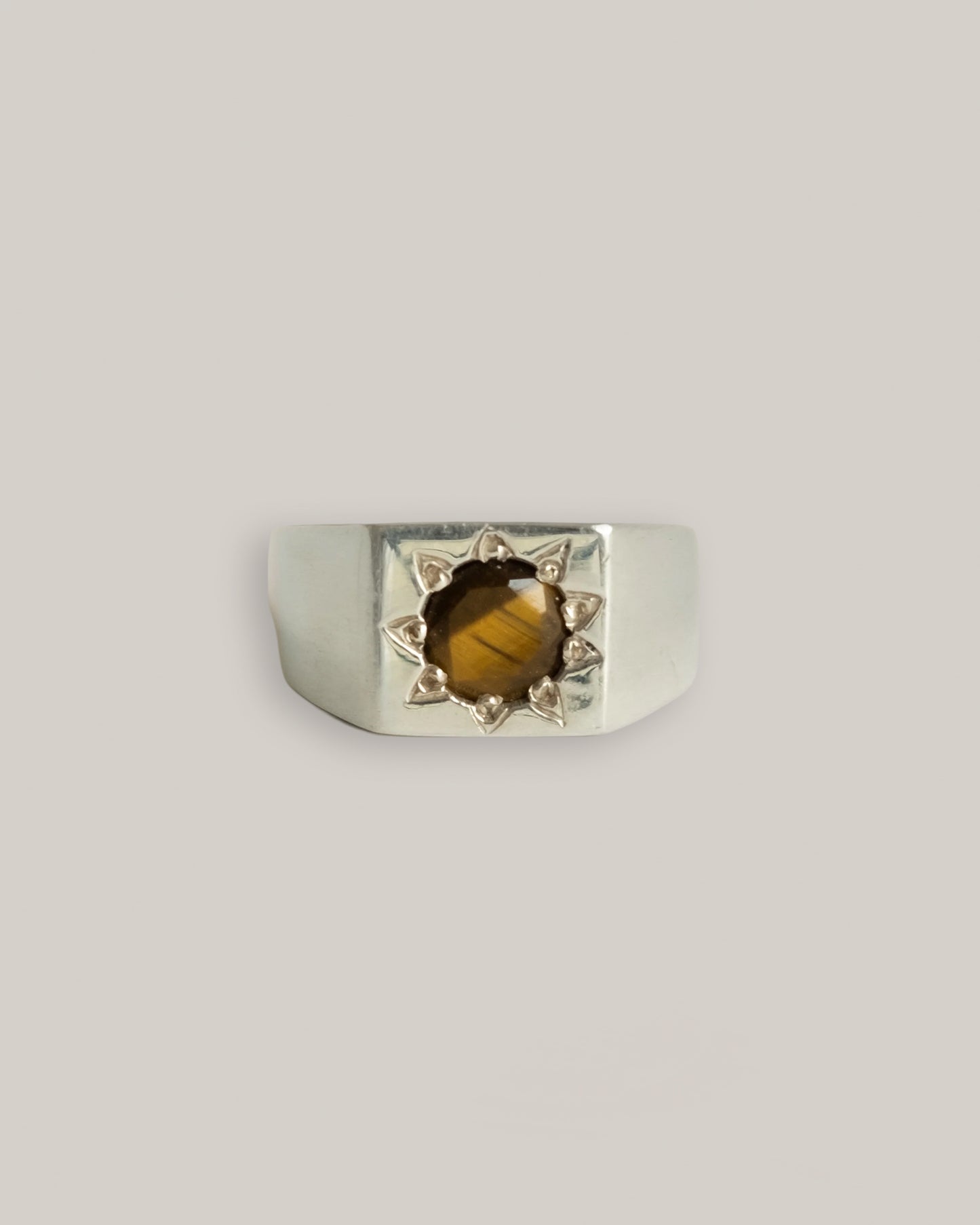 MEREWIF TOWNES SIGNET - STERLING SILVER
