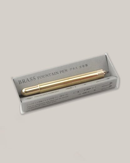 TRAVELER'S COMPANY BRASS FOUNTAIN PEN