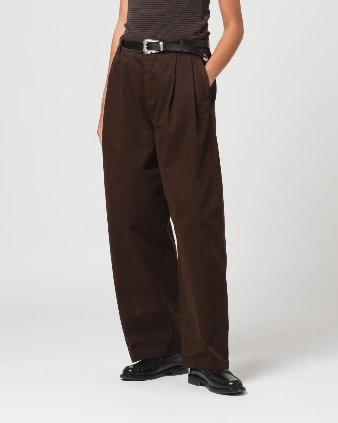 EAT DUST AMBASSADOR PANTS - GARBADINE SATIN - EBONY