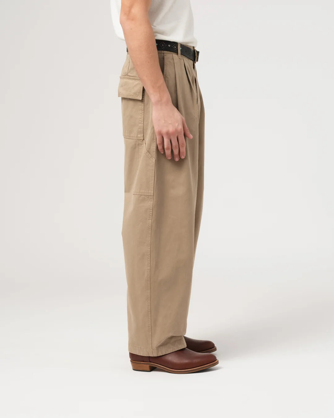 EAT DUST AMBASSADOR PANTS - GARBADINE SATIN - KELP