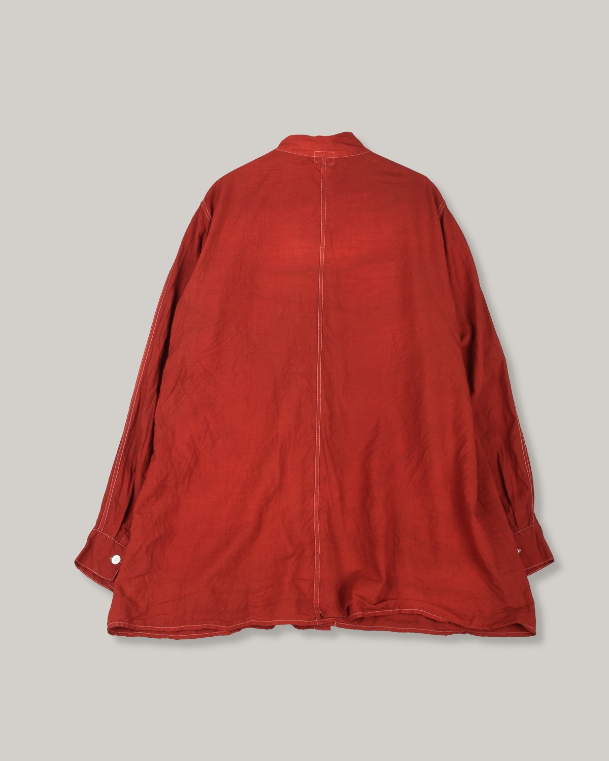 TENDER PLASTRON SHIRT - WOOL CALICO - TURKEY RED