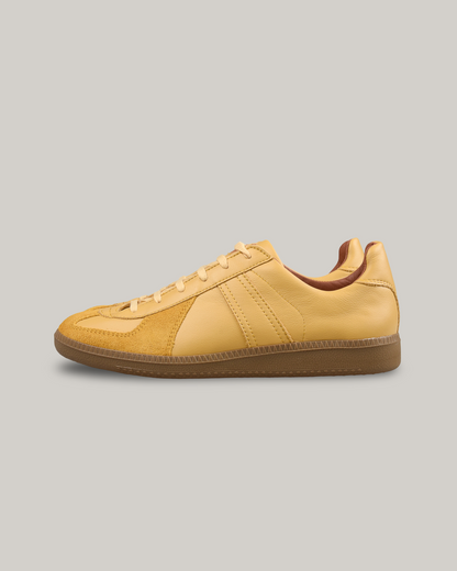 REPRODUCTION OF FOUND - GERMAN MILITARY TRAINER - LIGHT YELLOW