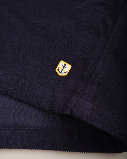 ARMOR LUX LADIES CORDUROY TUNIC DRESS - DARK SEAL