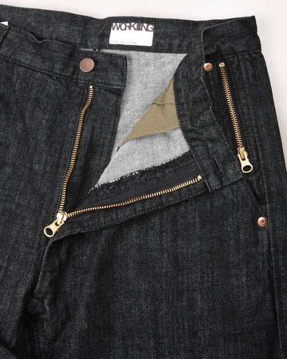 WORKING SLACK JEAN -  BLACK RINSED