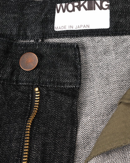 WORKING SLACK JEAN -  BLACK RINSED