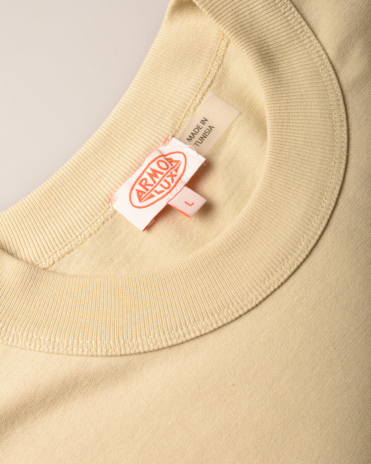 ARMOR LUX HERITAGE T-SHIRT - GRAVEL ECRU
