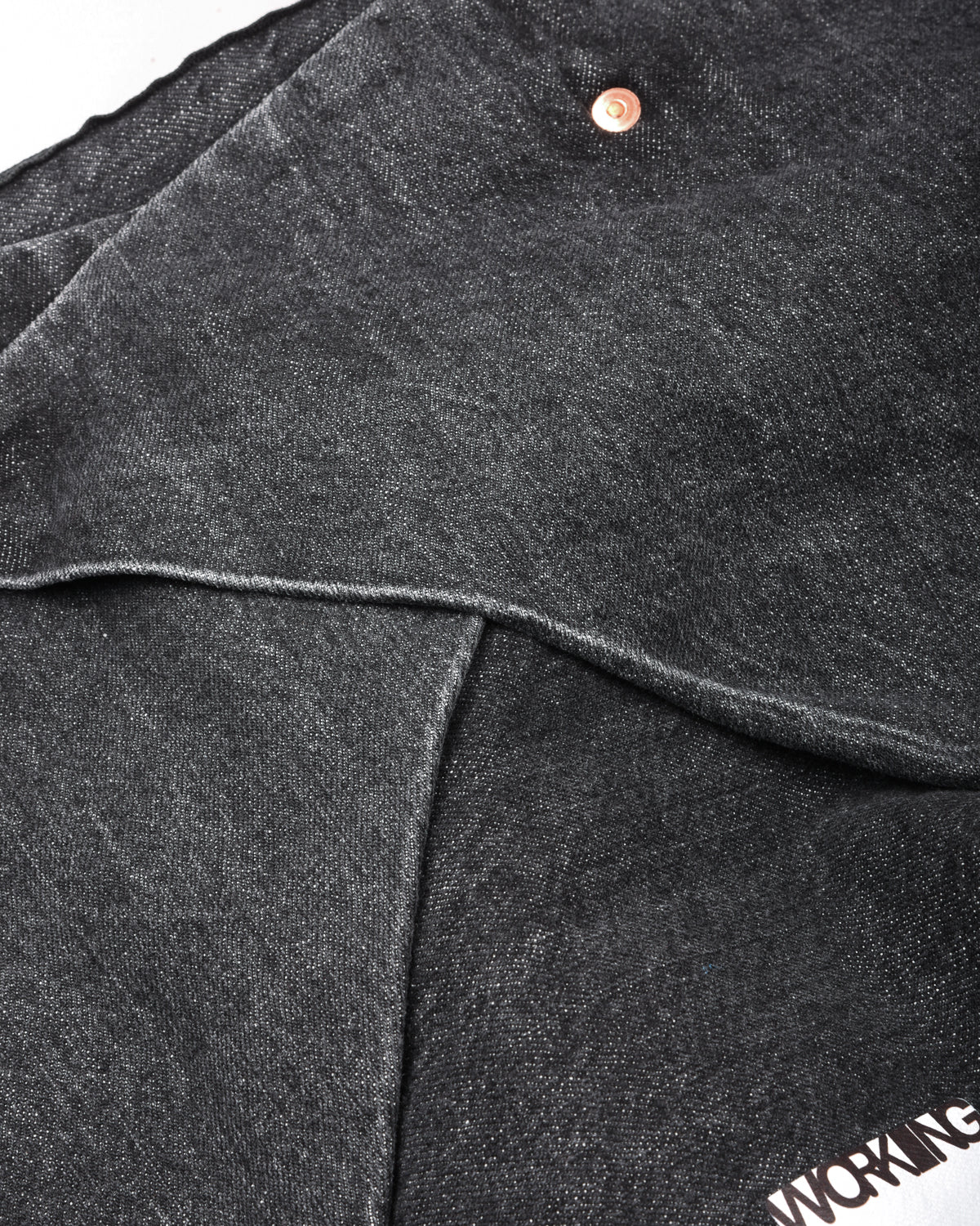 WORKING TAKEOUT BAG - BLACK STONE WASHED