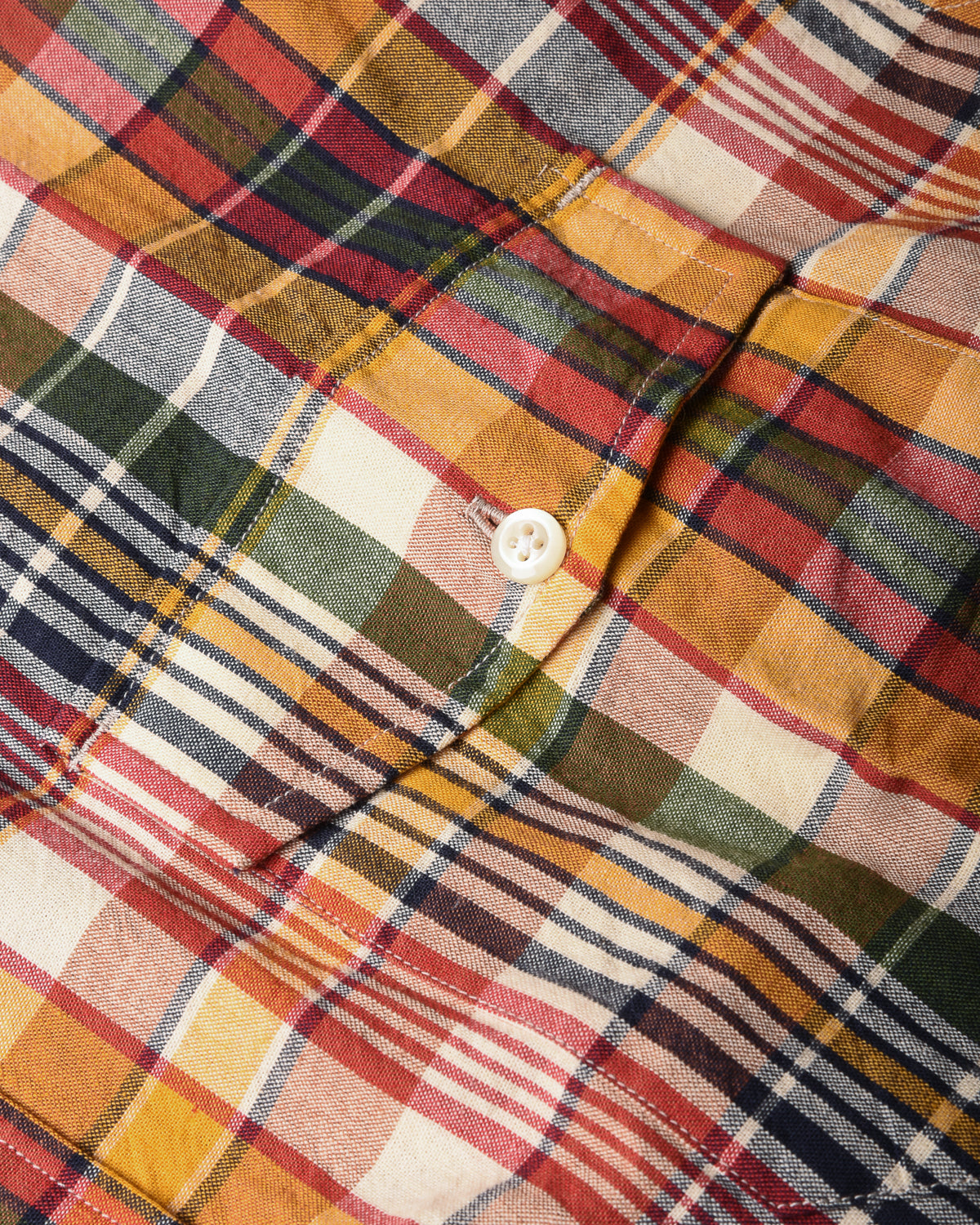 TS(S) INDIAN MADRAS PLAID LONG SHIRT - RED