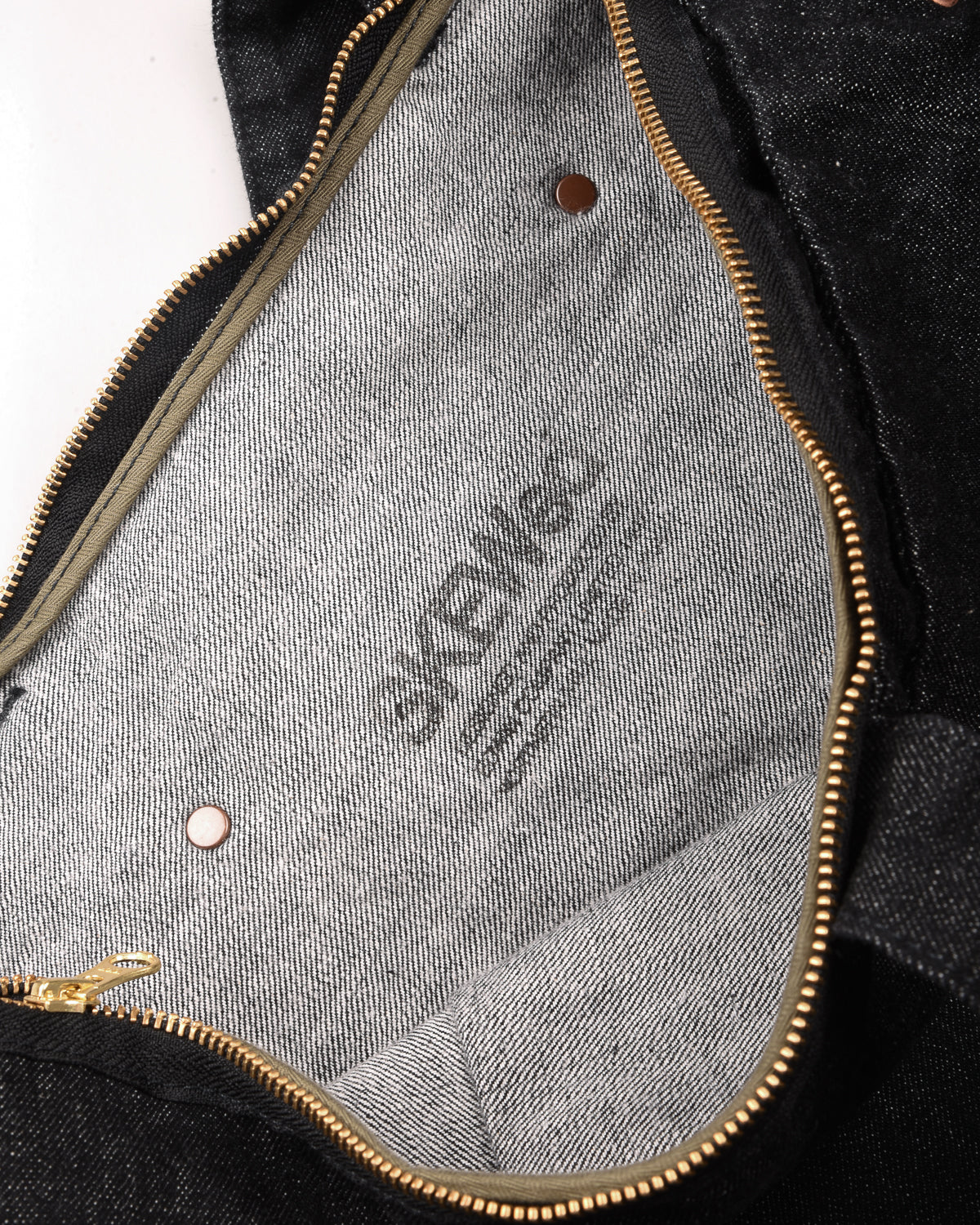 WORKING TAKEOUT BAG - BLACK RINSED