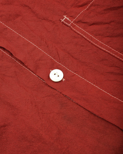 TENDER PLASTRON SHIRT - WOOL CALICO - TURKEY RED