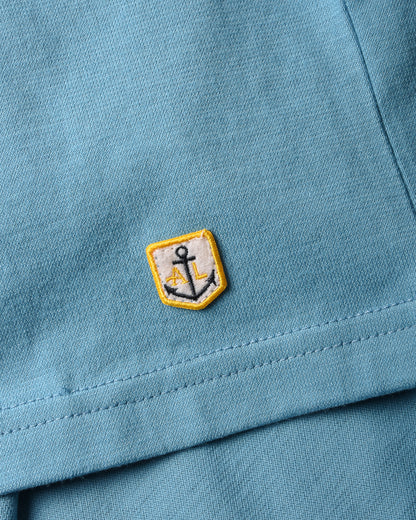 ARMOR LUX HERITAGE T-SHIRT - WATERFALL MID BLUE