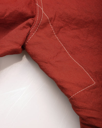 TENDER PLASTRON SHIRT - WOOL CALICO - TURKEY RED