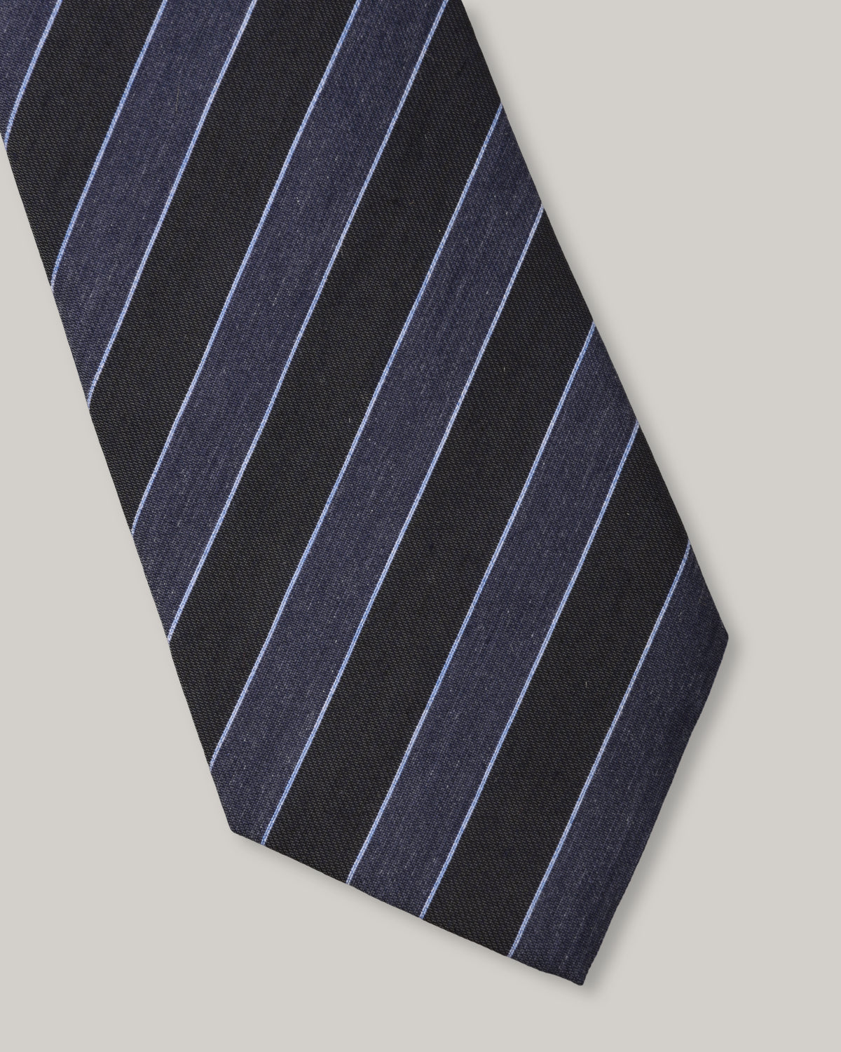 TS(S) BOLD STRIPE NECK TIE - NAVY