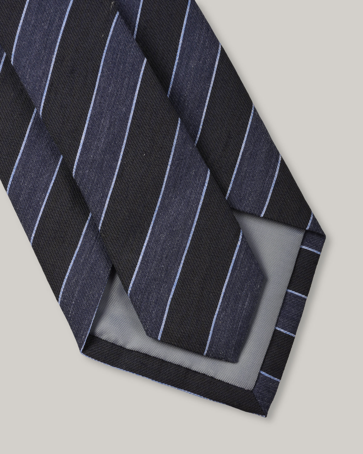 TS(S) BOLD STRIPE NECK TIE - NAVY