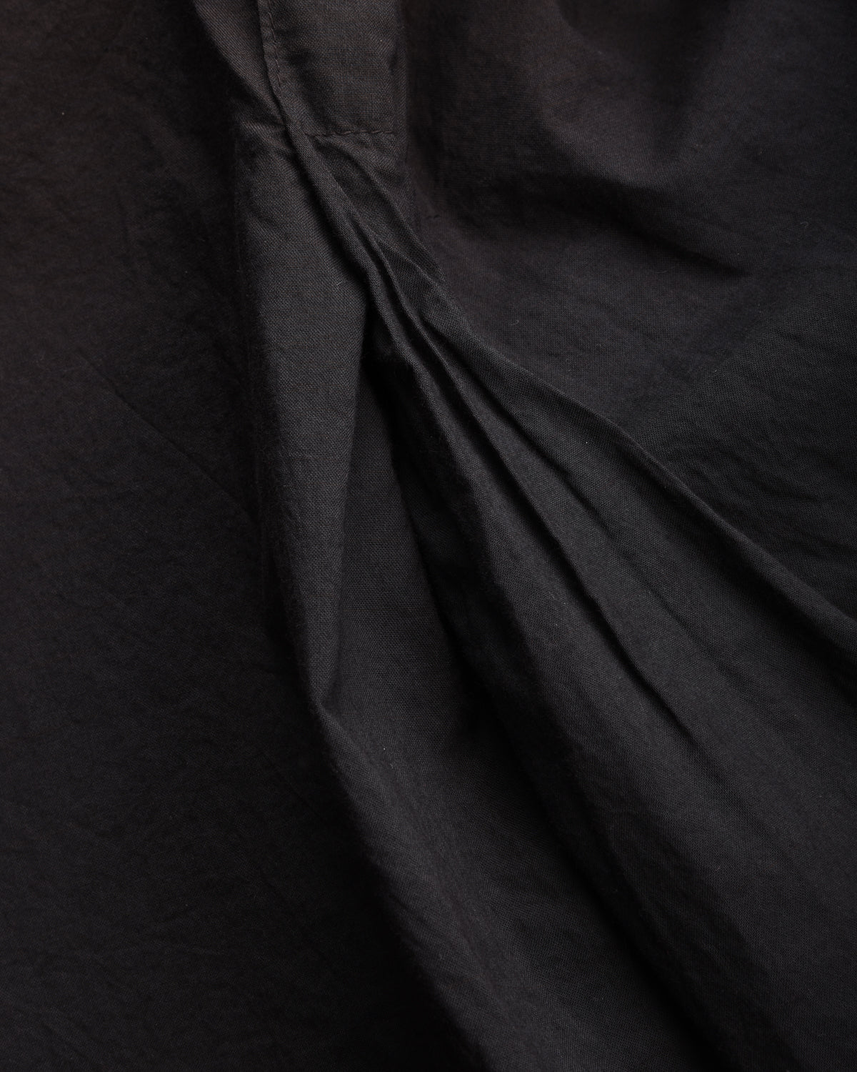 TENDER PLASTRON SHIRT - DOPPLER STRIPE COTTON CAMBRIC - BLACK HOLE