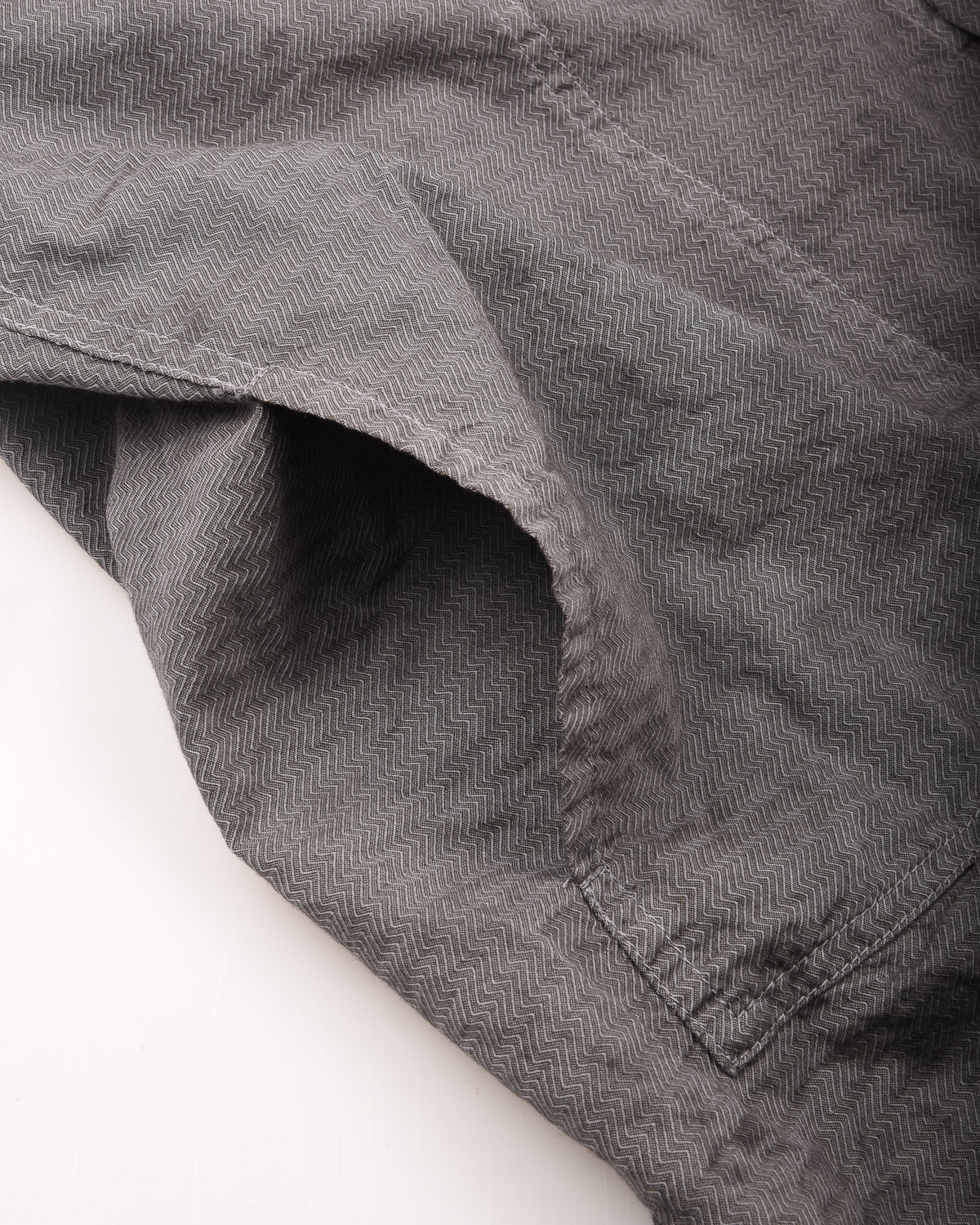 TENDER STOLE POCKET BUTTERLY SHIRT - THUNDERBOLT COTTON CAMBRIC - CHESTNUT