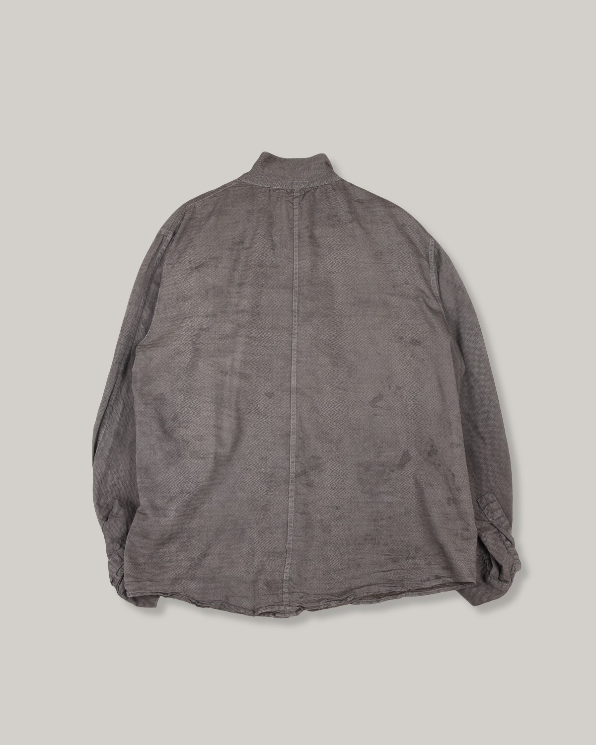 TENDER STOLE POCKET BUTTERLY SHIRT - THUNDERBOLT COTTON CAMBRIC - CHESTNUT