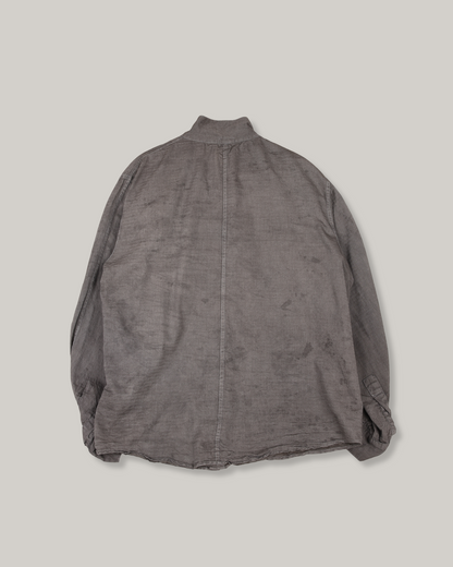 TENDER STOLE POCKET BUTTERLY SHIRT - THUNDERBOLT COTTON CAMBRIC - CHESTNUT