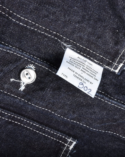 TENDER EDITED JEANS JACKET 16oz SELVAGE DENIM - RINSED