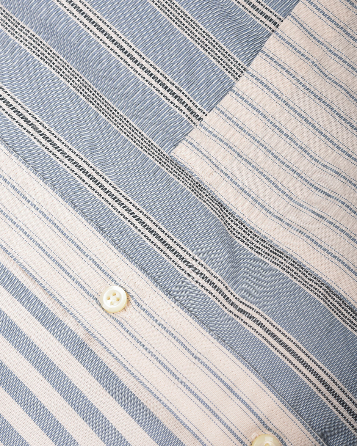 TS(S) COTTON STRIPE BAGGY FIT SHIRT DRESS - BLUE