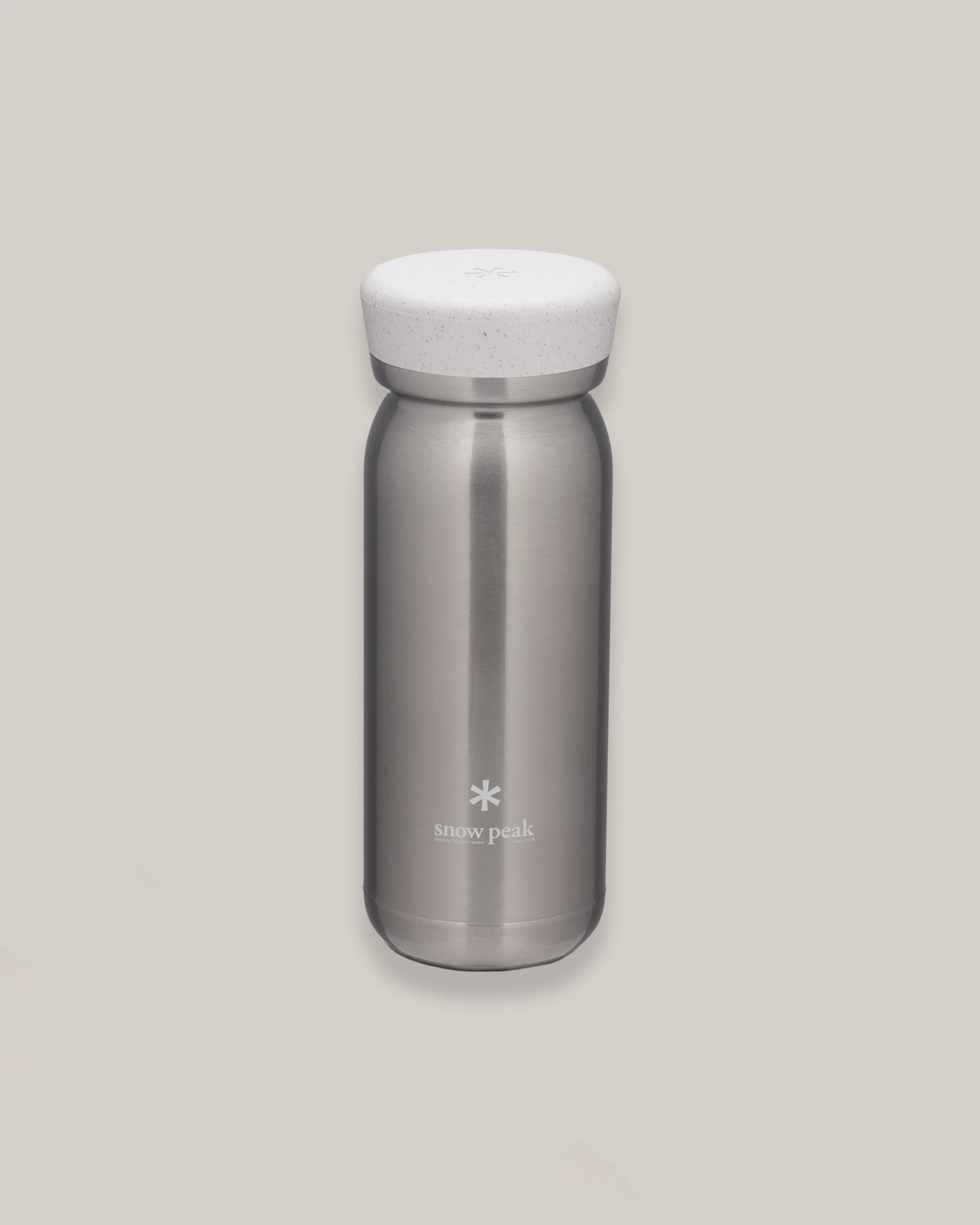 SNOW PEAK STAINLESS STEEL VACUUM BOTTLE 500 - CLEAR
