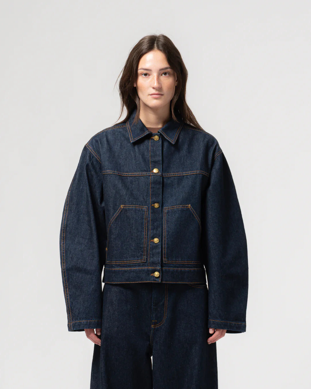 GIRLS OF DUST MIAMI JACKET - CENTURY DENIM - BLUE RINSE