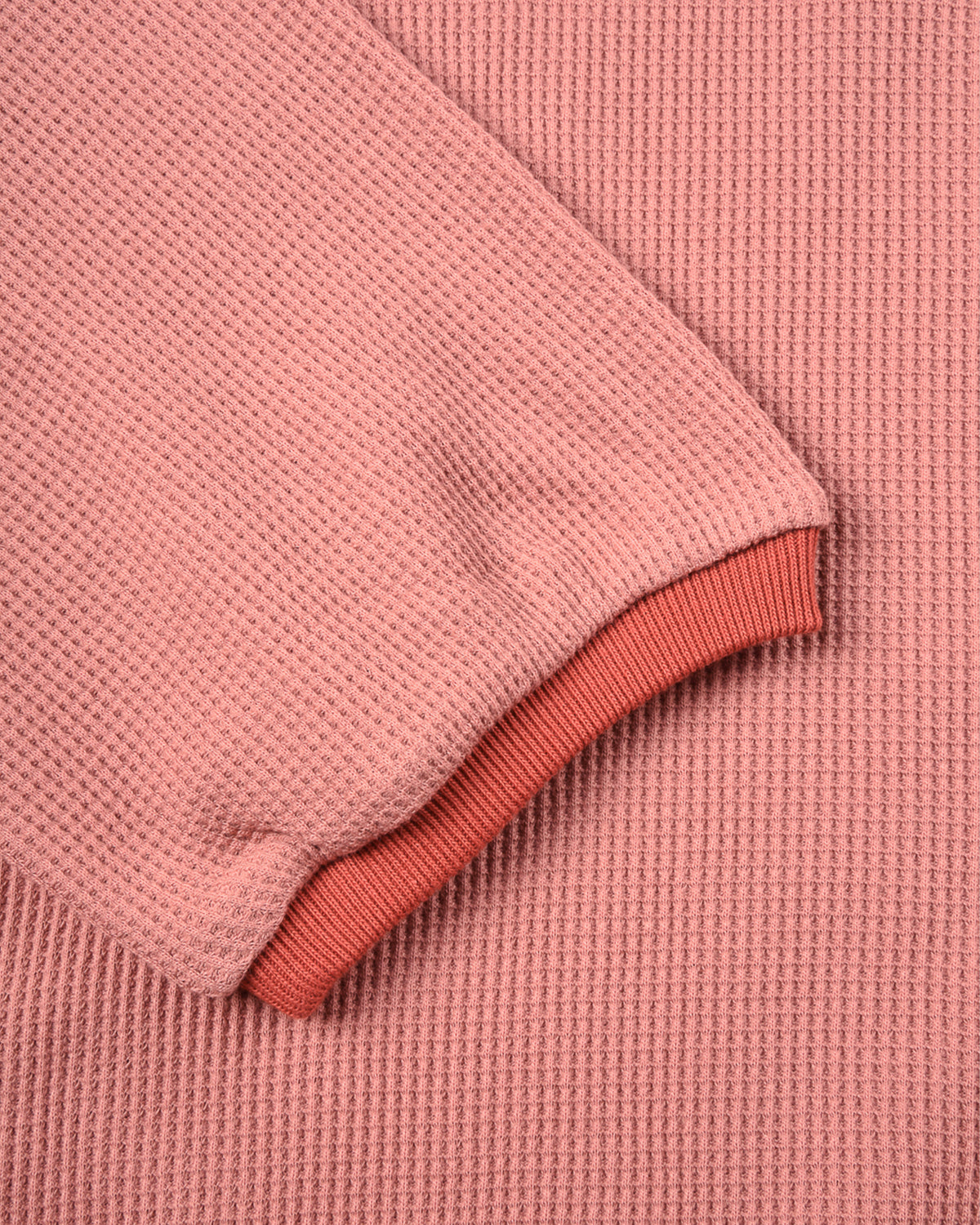 W'MENSWEAR GAS STATION TEE - PINK WAFFLE