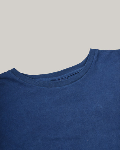 W'MENSWEAR GAS STATION TEE - INDIGO