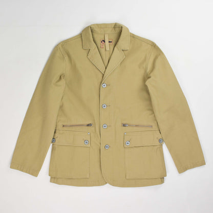 NIGEL CABOURN x LYBRO MOUNTAIN DIV SHERPA JACKET - STONE