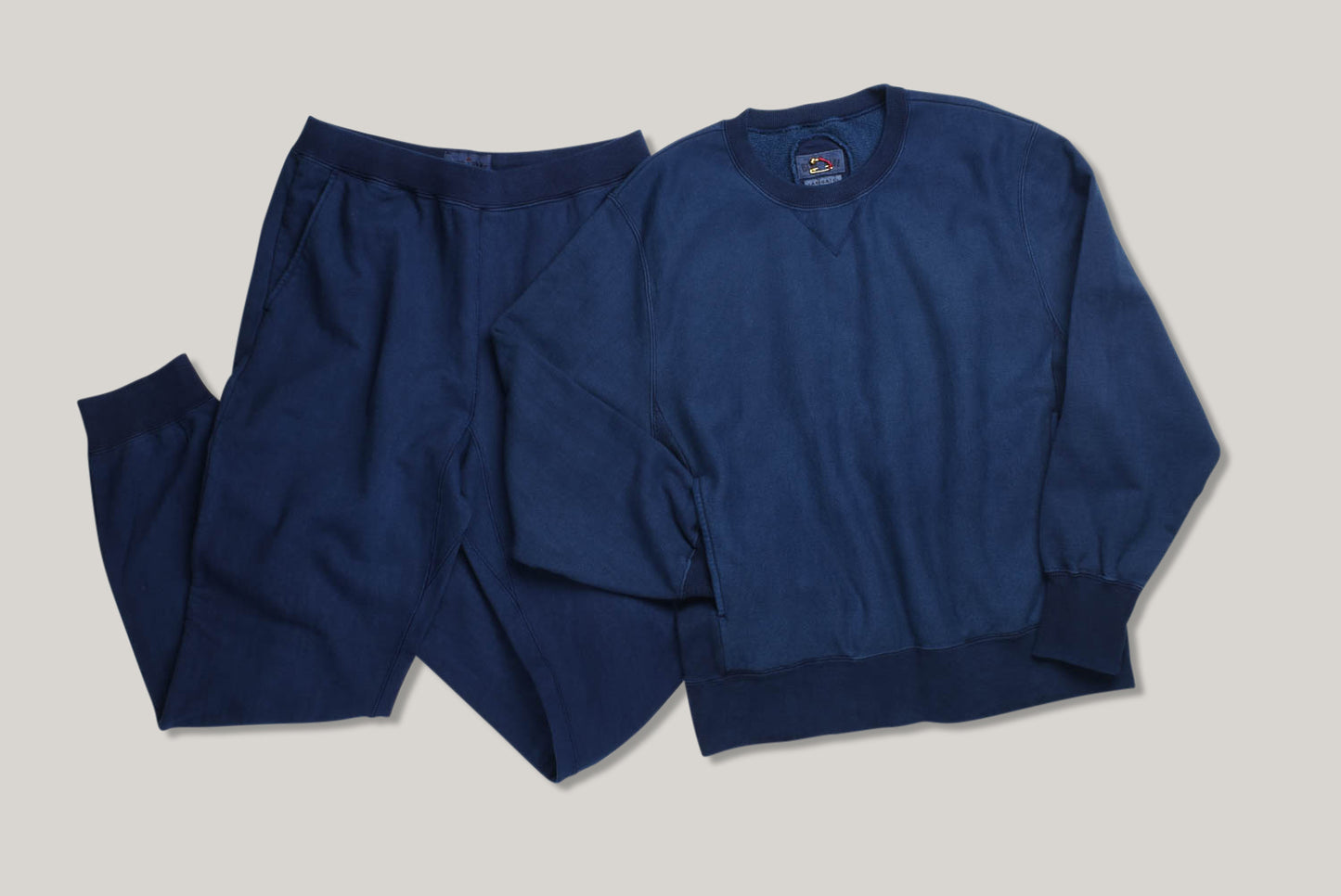 BLUE BLUE JAPAN HAND DYED SWEAT PANTS - INDIGO