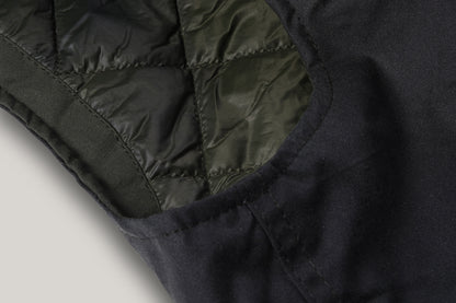 BARBOUR RIB COLLAR WESTMORLAND VEST - SAGE