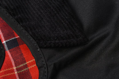 BARBOUR WAX DOG COAT - BLACK