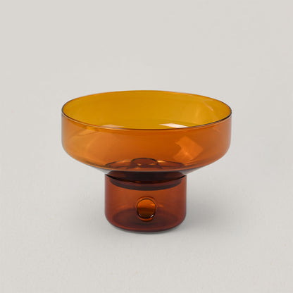 STUDIO MILLIGRAM GLASS OIL BURNER - AMBER